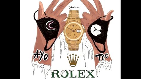 rolex clean ayo and teo 1 hour|watch and sing Rolex.